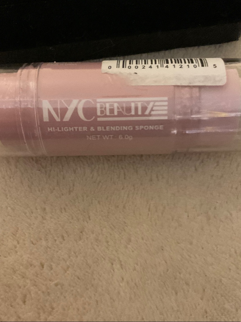KNC Beauty Pink Highlighter Stick with Built-In Blending Sponge
